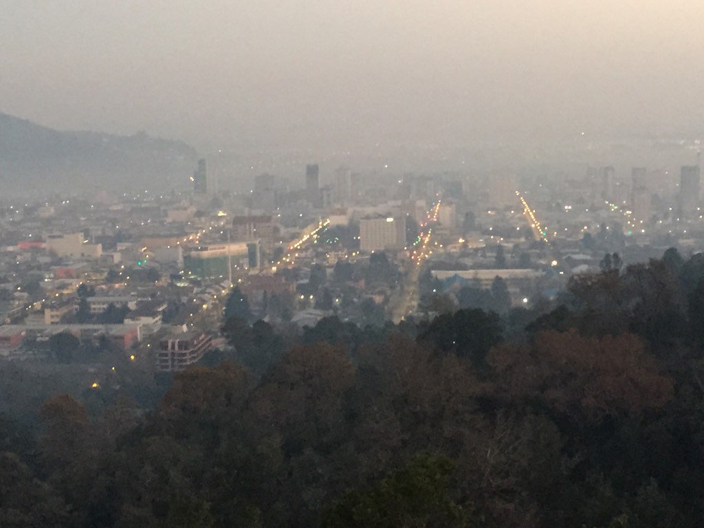 Smog in Temuco. Photo: Carlos Ortega