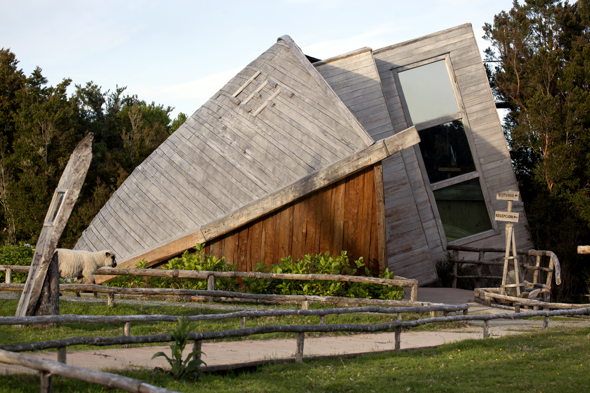 9. Lef, a two level restaurant at the Espejo de Luna lodge, on a remote piece of coast between Castro and Quellón shows the influence of the archipelago’s past on modern architecture.